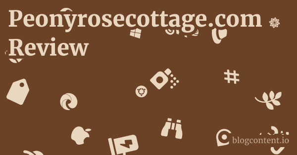 Peonyrosecottage.com Review 1 by Partners