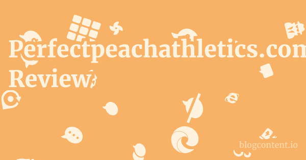 Perfectpeachathletics.com Review