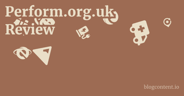 Perform.org.uk Review 1 by Partners