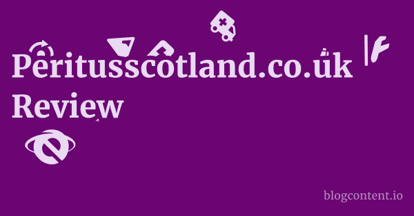 Peritusscotland.co.uk Review 1 by Partners