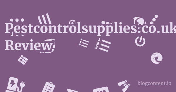 Pestcontrolsupplies.co.uk Review 1 by Partners
