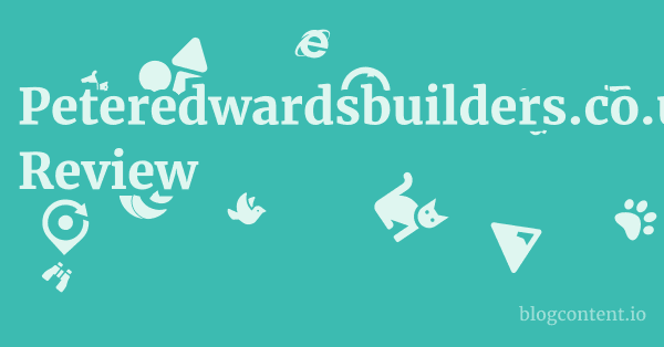 Peteredwardsbuilders.co.uk Review 1 by Partners