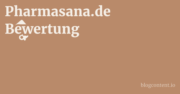Pharmasana.de Bewertung 1 by Partners