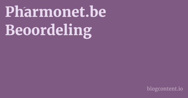 Pharmonet.be Beoordeling 1 by Partners
