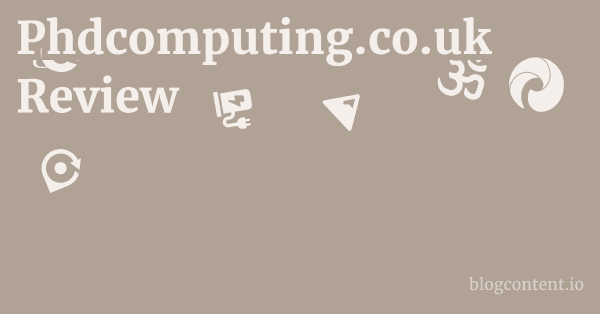 Phdcomputing.co.uk Review 1 by Partners