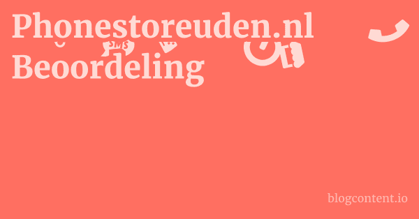 Phonestoreuden.nl Beoordeling 1 by Partners