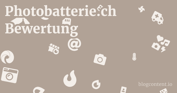 Photobatterie.ch Bewertung 1 by Partners