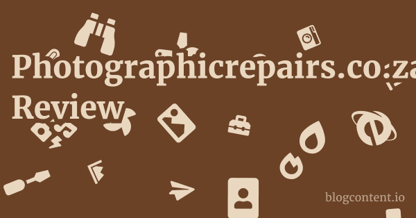 Photographicrepairs.co.za Review 1 by Partners