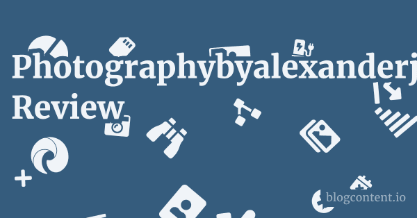 Photographybyalexanderjames.co.uk Review 1 by Partners