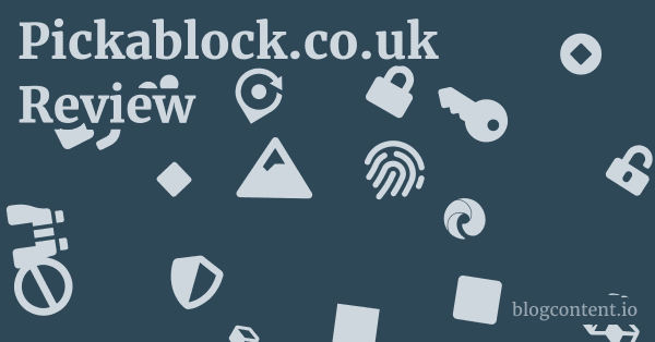 Pickablock.co.uk Review 1 by Partners