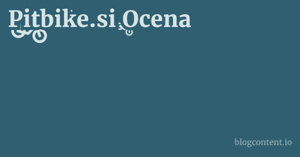 Pitbike.si Ocena