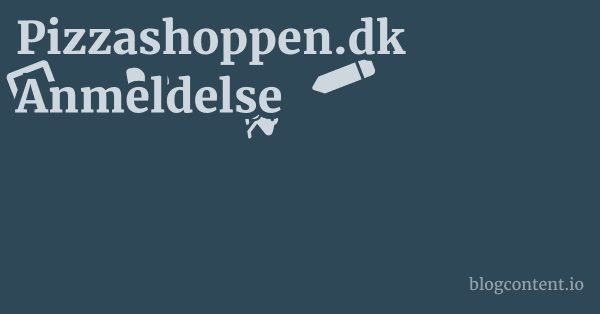 Pizzashoppen.dk Anmeldelse 1 by Partners