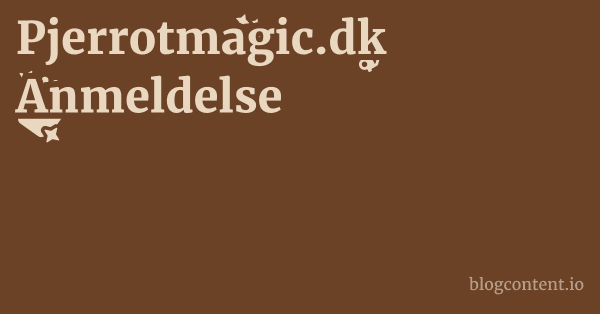Pjerrotmagic.dk Anmeldelse 1 by Partners