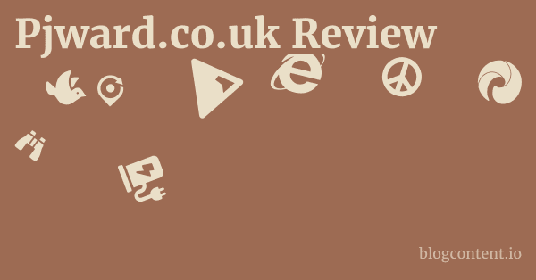 Pjward.co.uk Review 1 by Partners