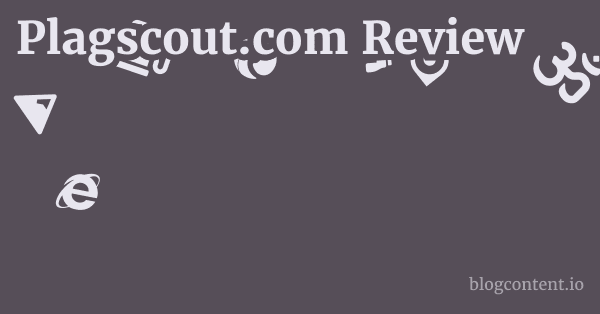Plagscout.com Review 1 by Partners