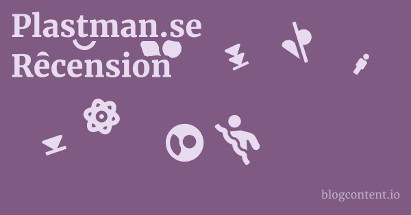 Plastman.se Recension 1 by Partners