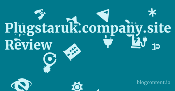 Plugstaruk.company.site Review 1 by Partners