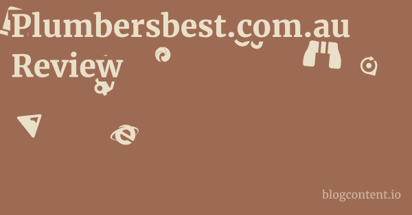 Plumbersbest.com.au Review 1 by Partners