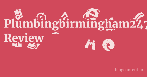 Plumbingbirmingham247.co.uk Review 1 by Partners