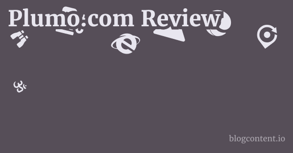 Plumo.com Review 1 by Partners