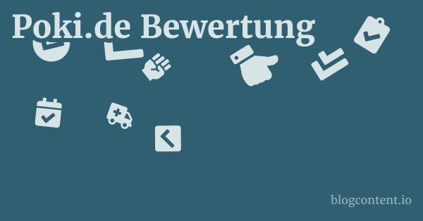Poki.de Bewertung 1 by Partners