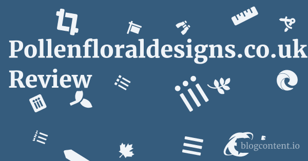 Pollenfloraldesigns.co.uk Review 1 by Partners