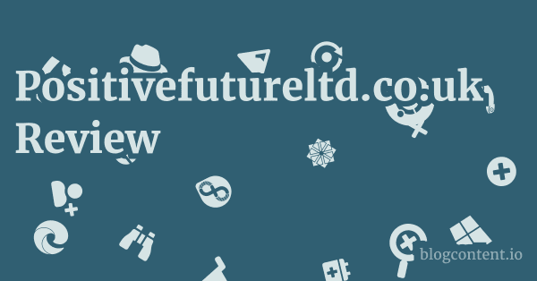 Positivefutureltd.co.uk Review 1 by Partners