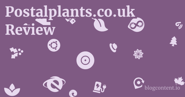 Postalplants.co.uk Review 1 by Partners