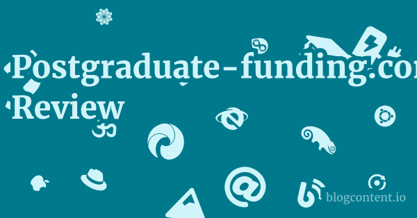 Postgraduate-funding.com Review 1 by Partners