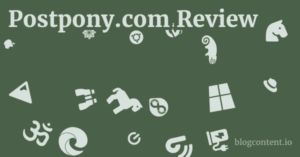 Postpony.com Review 1 by Partners