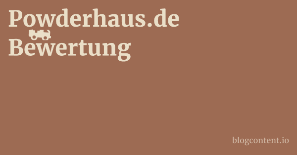 Powderhaus.de Bewertung 1 by Partners