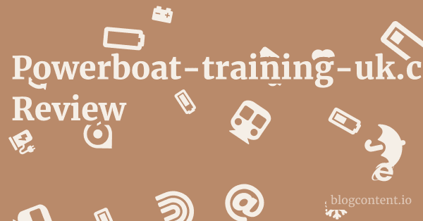 Powerboat-training-uk.co.uk Review 1 by Partners
