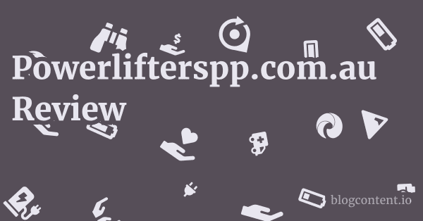 Powerlifterspp.com.au Review 1 by Partners
