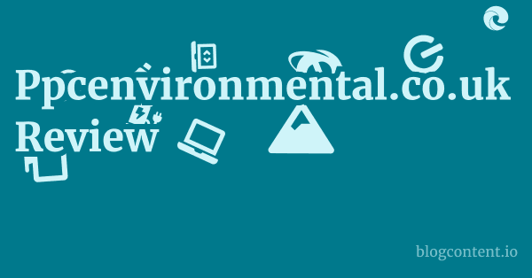 Ppcenvironmental.co.uk Review 1 by Partners