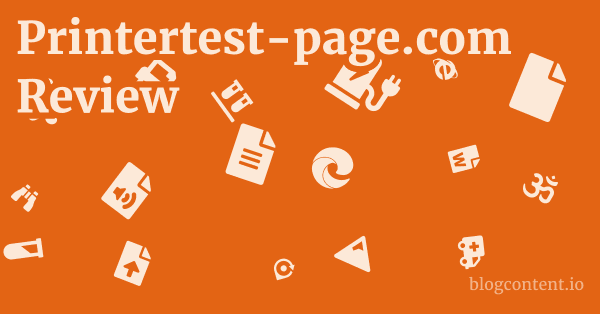 Printertest-page.com Review 1 by Partners