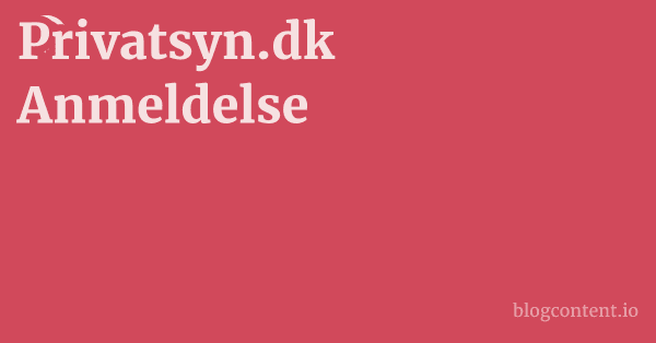 Privatsyn.dk Anmeldelse 1 by Partners