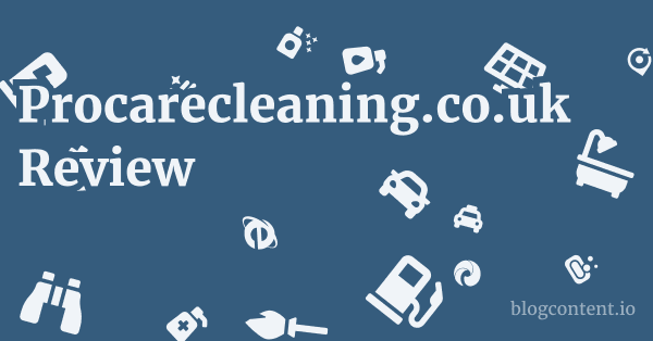 Procarecleaning.co.uk Review 1 by Partners