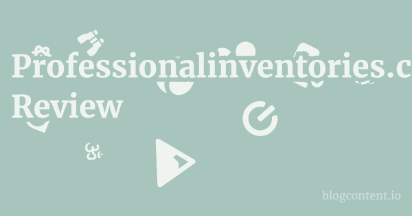 Professionalinventories.com Review 1 by Partners