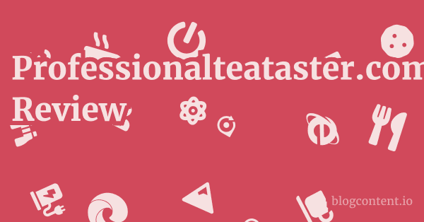 Professionalteataster.com Review 1 by Partners