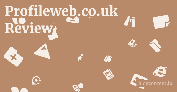 Profileweb.co.uk Review 1 by Partners