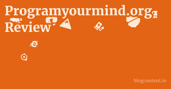 Programyourmind.org Review 1 by Partners