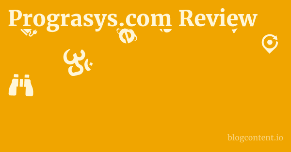 Prograsys.com Review 1 by Partners