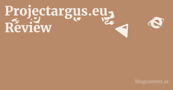 Projectargus.eu Review