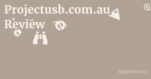 Projectusb.com.au Review 1 by Partners