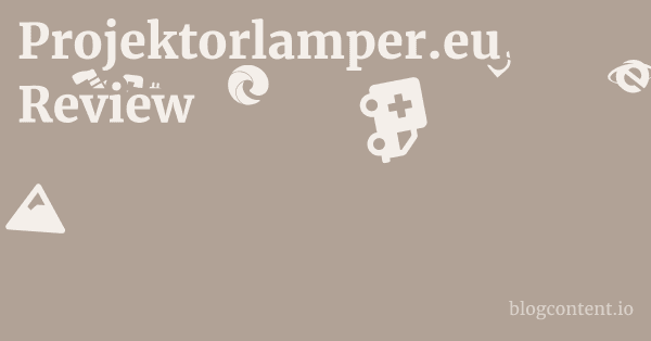 Projektorlamper.eu Review 1 by Partners