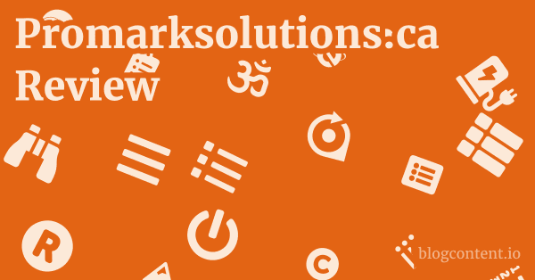 Promarksolutions.ca Review 1 by Partners