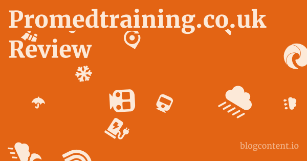 Promedtraining.co.uk Review 1 by Partners