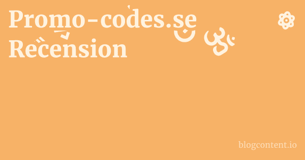Promo-codes.se Recension 1 by Partners