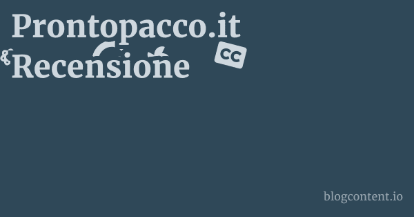 Prontopacco.it Recensione 1 by Partners