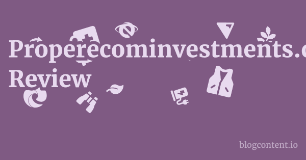 Properecominvestments.com Review 1 by Partners